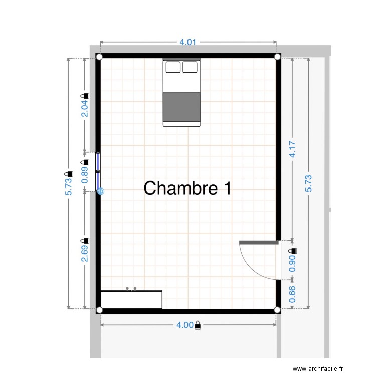 CHB 1 Julie. Plan de 0 pièce et 0 m2