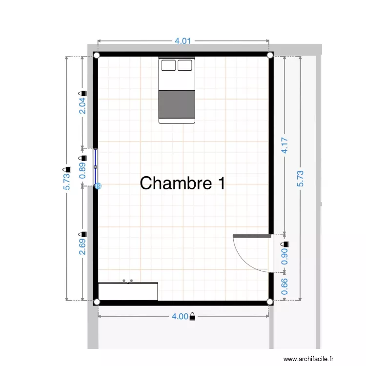CHB 1 Julie. Plan de 