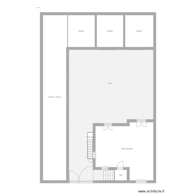 Mallek EXTERIEUR sans plan maison. Plan de 8 pièces et 375 m2