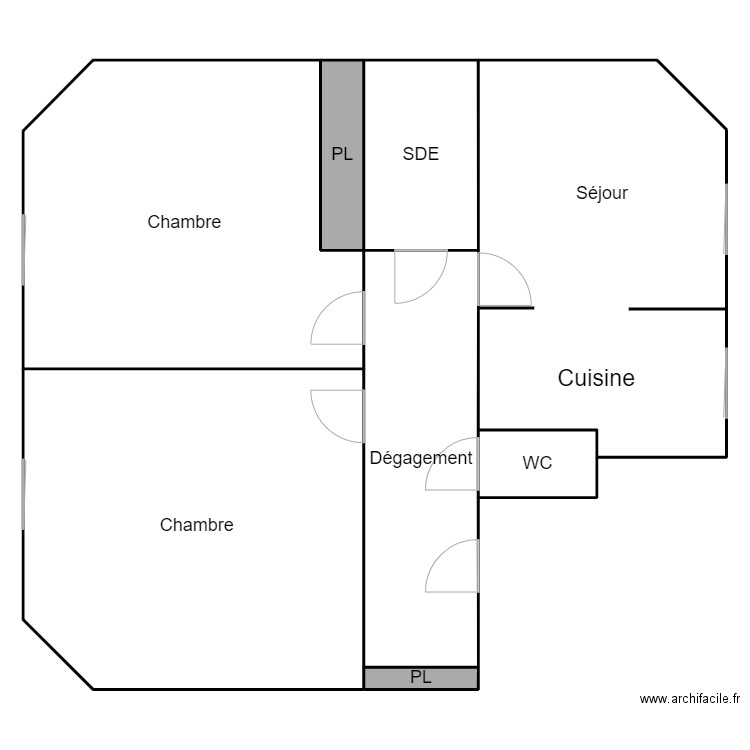 plan salmon 2. Plan de 8 pièces et 698 m2