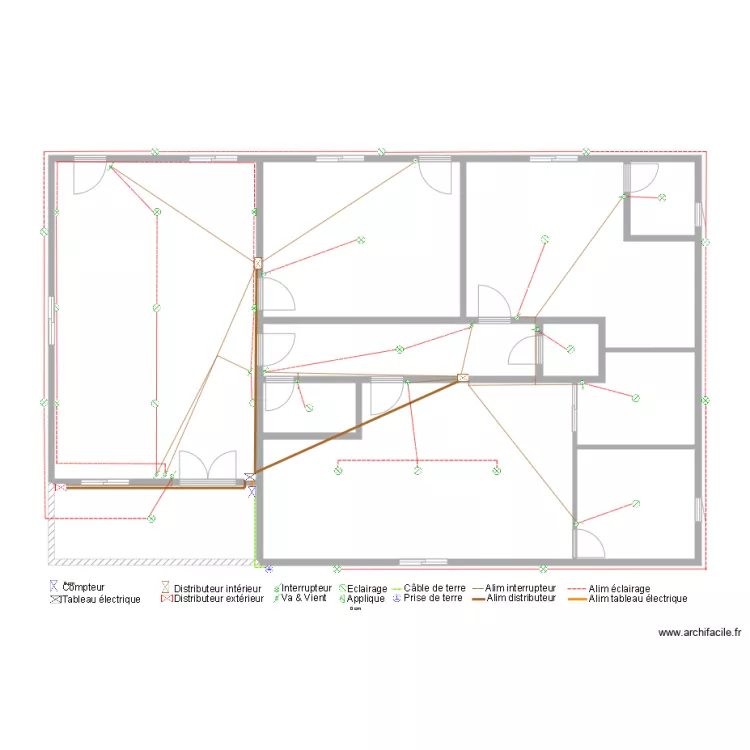 PETIT PARIS III LIGHTING. Plan de 