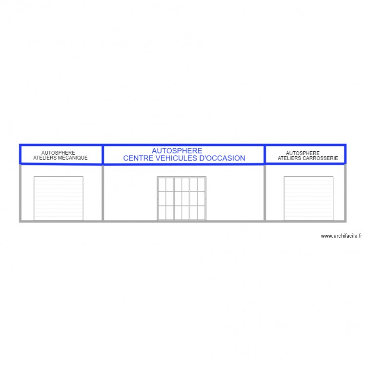 PLAN FACADE AUTOSPHERE. Plan de 0 pièce et 0 m2
