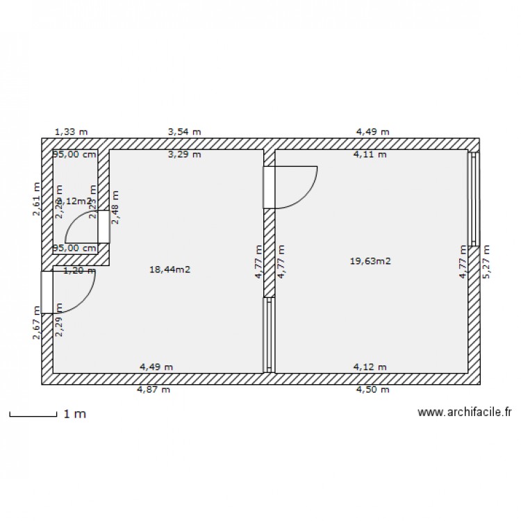 BUREAU. Plan de 0 pièce et 0 m2