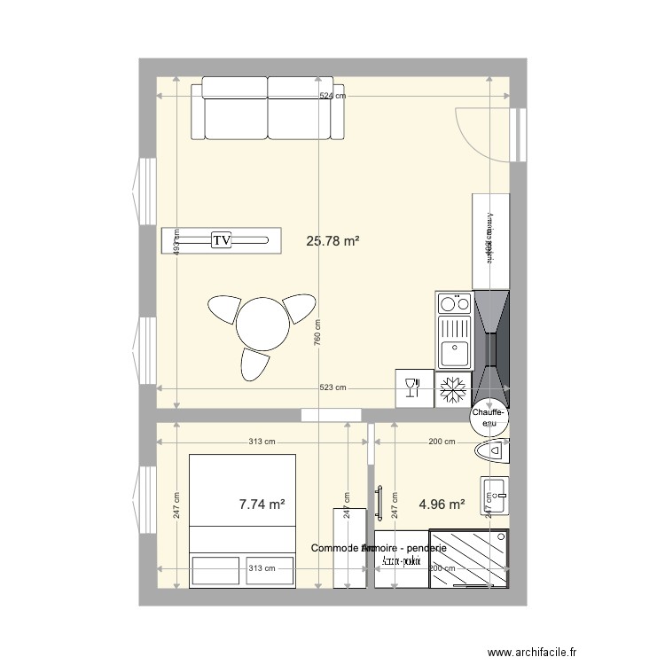 Appt 33 quai Saint Vincent. Plan de 0 pièce et 0 m2