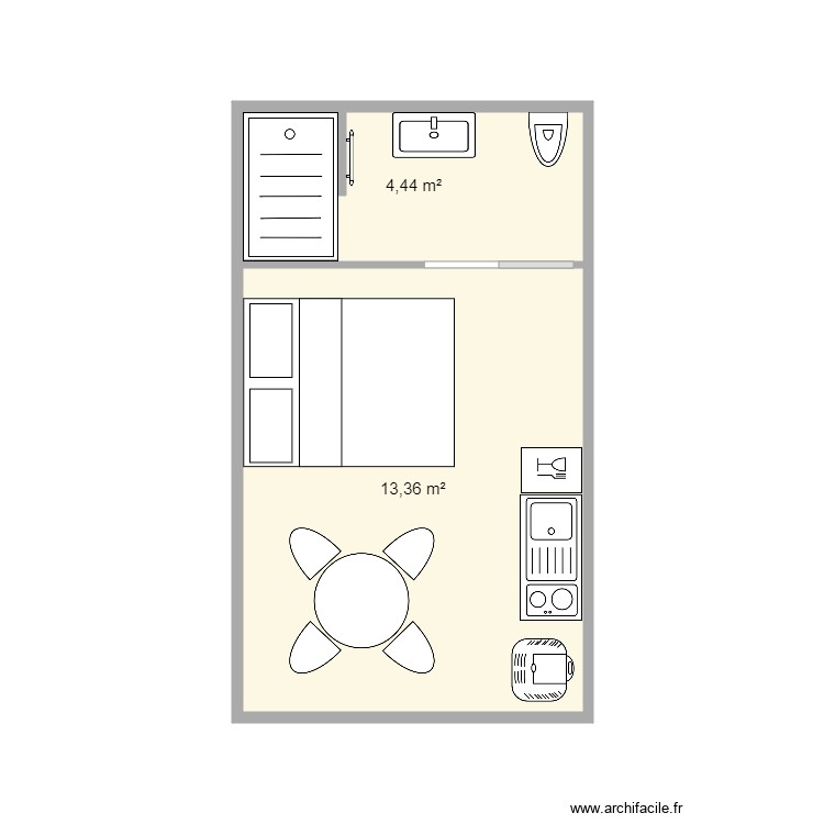 RESORT Nuit. Plan de 0 pièce et 0 m2