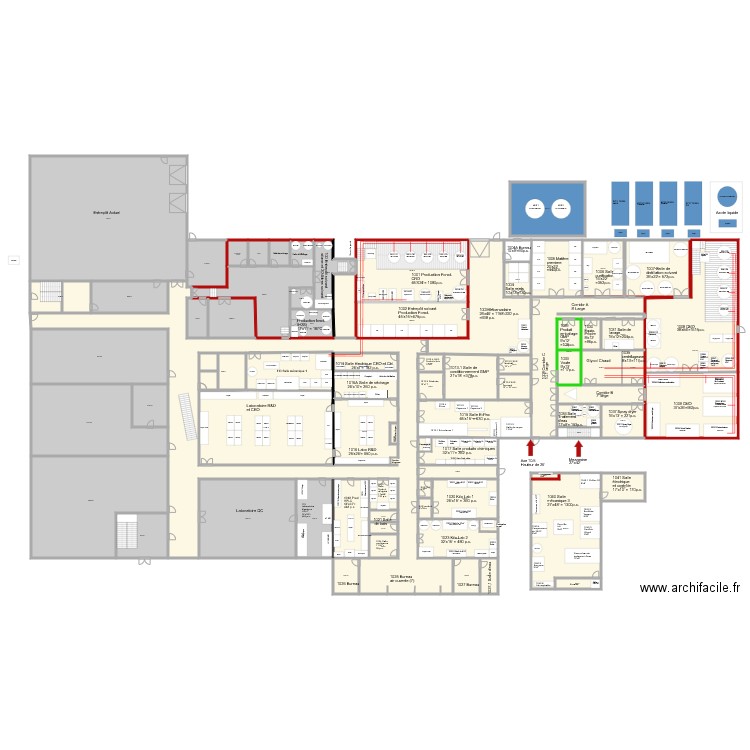 V201 Glycol Chaud Agrandissement  20 000p2  V11. Plan de 0 pièce et 0 m2