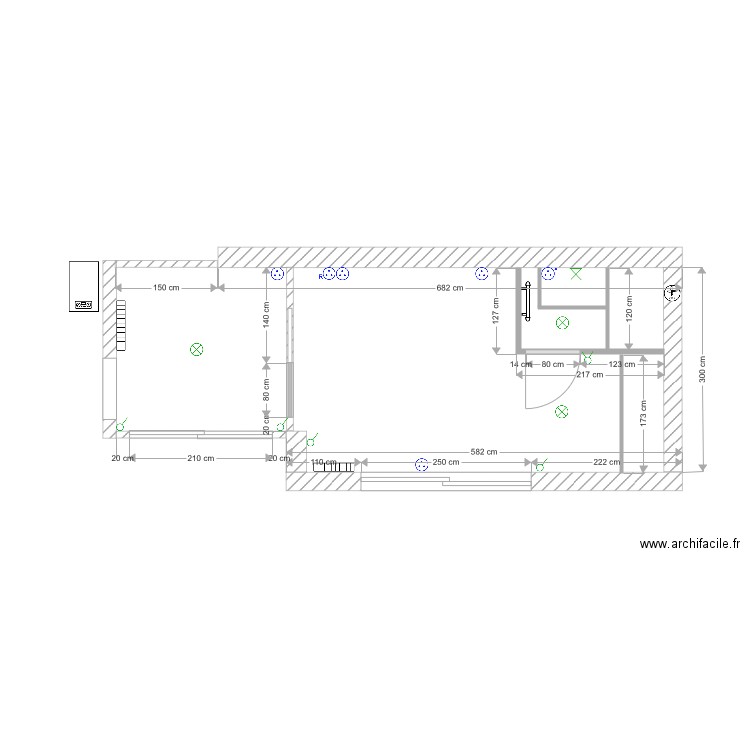 180827 Extension plan Elec Chauffage. Plan de 0 pièce et 0 m2