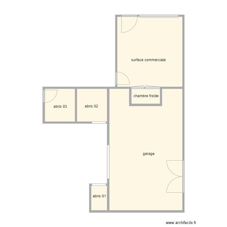 valaize am 1446. Plan de 6 pièces et 64 m2