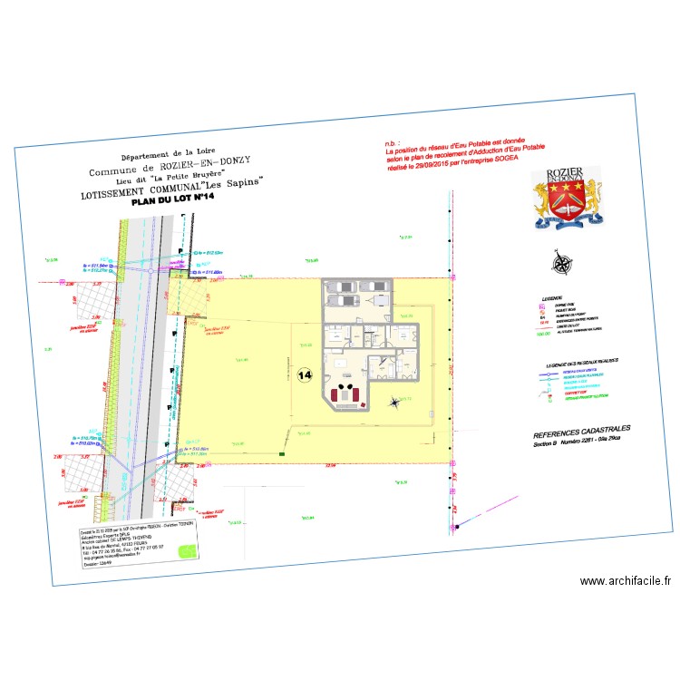 PLAIN PIED ROZIER 03012023. Plan de 0 pièce et 0 m2