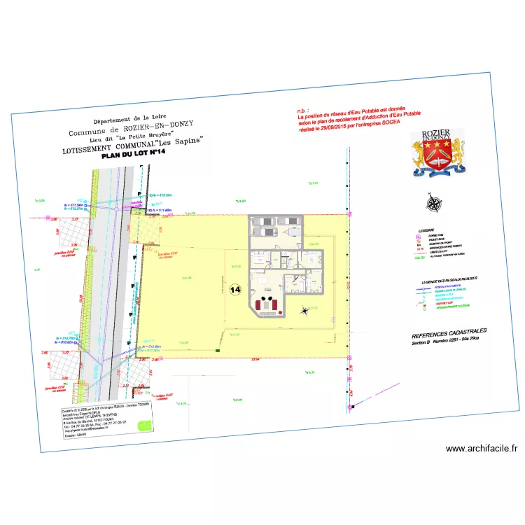 PLAIN PIED ROZIER 03012023. Plan de PLAIN PIED ROZIER 03012023. Plan de