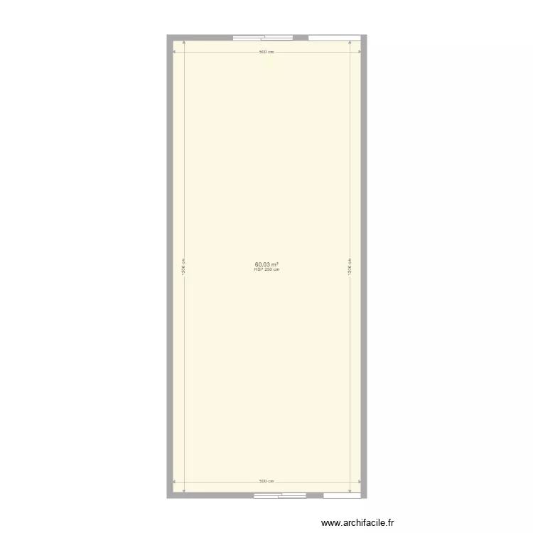 GUADELOUPE LOCAL 2 60 M2. Plan de 