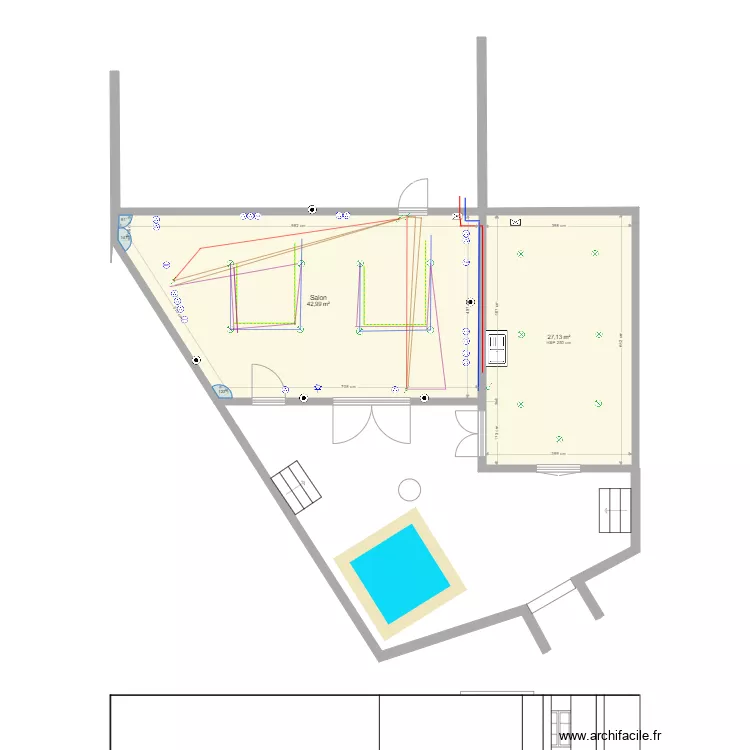 extension 6 sept 21 cotations murets1. Plan de extension 6 sept 21 cotations murets1. Plan de