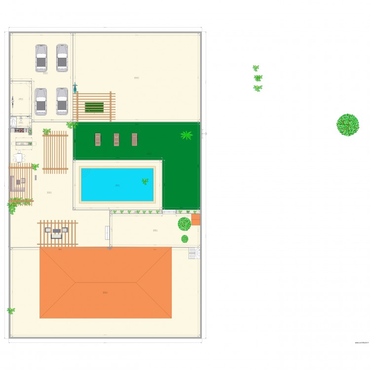 Jardin4. Plan de 0 pièce et 0 m2