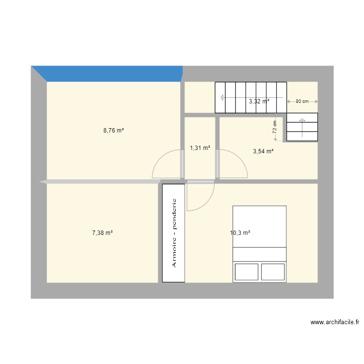 Maison Fareins Extension N1 V2 trois chambres. Plan de 0 pièce et 0 m2