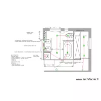 Plan &eacute;lectrique salle de bains Asni&egrave;res 7 juin 2017
