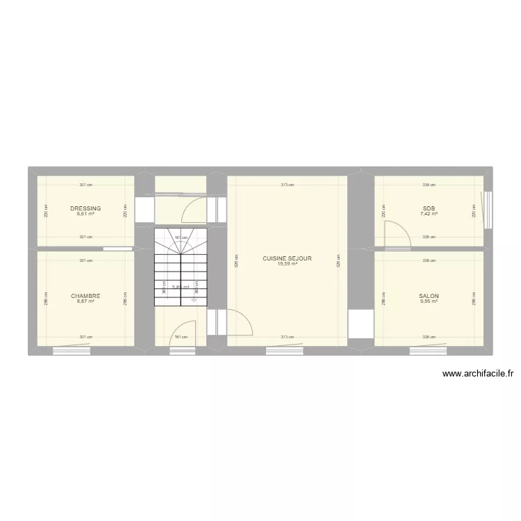 APPART REZ ANS PROJECTION. Plan de APPART REZ ANS PROJECTION. Plan de