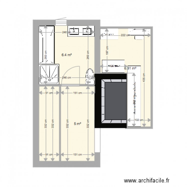 Entrée. Plan de 0 pièce et 0 m2