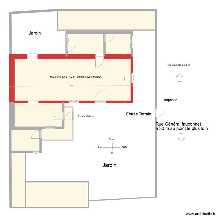 PlanMasseDPavant. Plan de 0 pièce et 0 m2