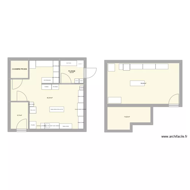 CRUCHON V2. Plan de 6 et 104 m² CRUCHON V2. Plan de 6 et 104 m²