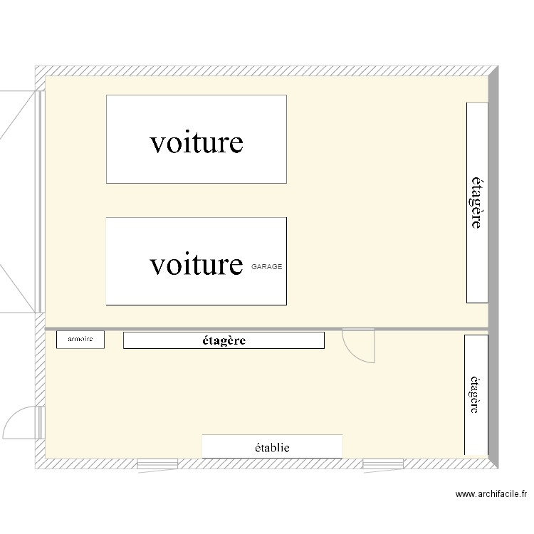 garage2. Plan de 0 pièce et 0 m2