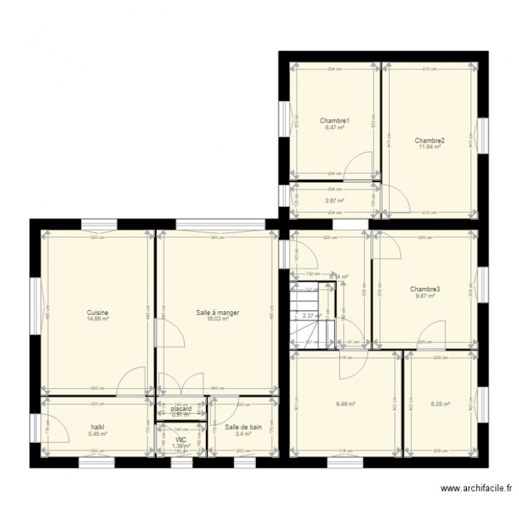 CHATARD. Plan de 0 pièce et 0 m2