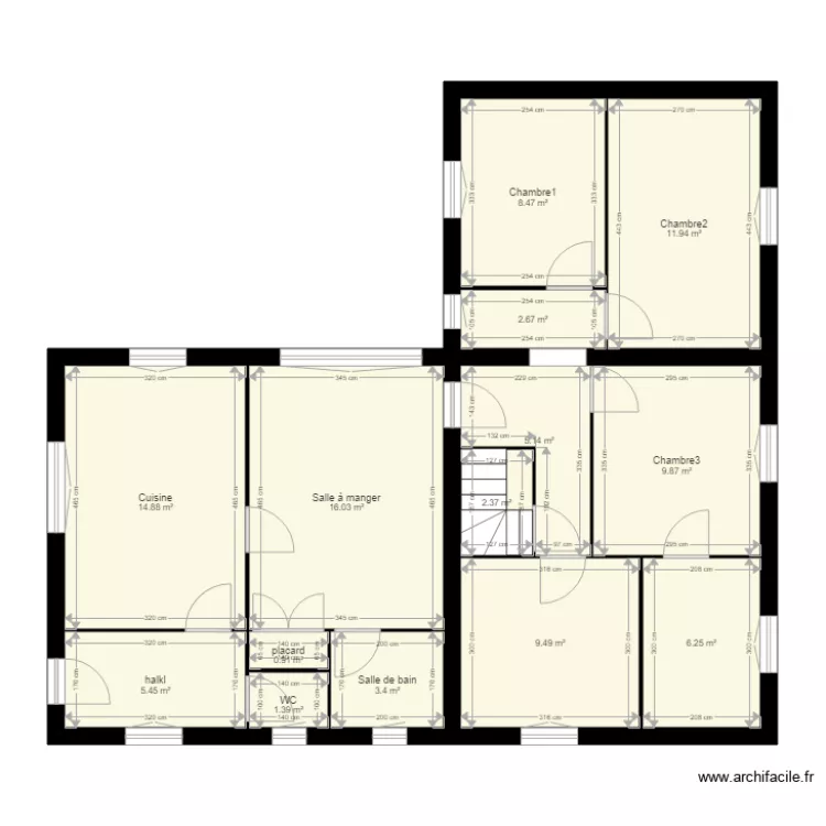 CHATARD. Plan de CHATARD. Plan de