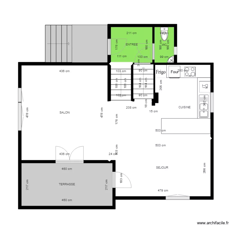 BI 8825 RDC. Plan de BI 8825 RDC. Plan de