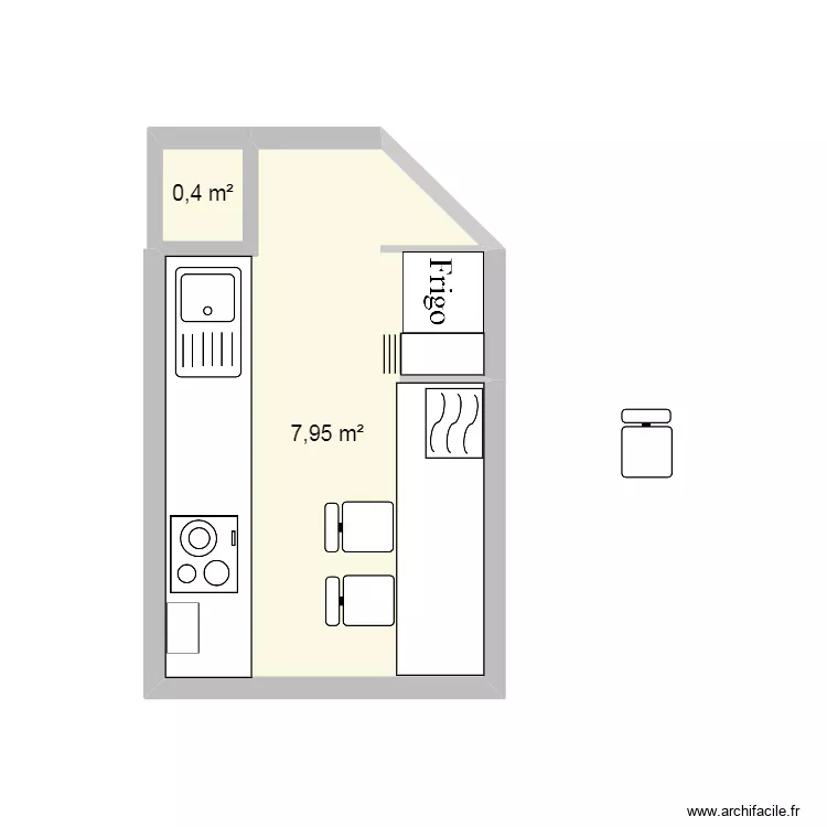 CUISINE CAROLE. Plan de 