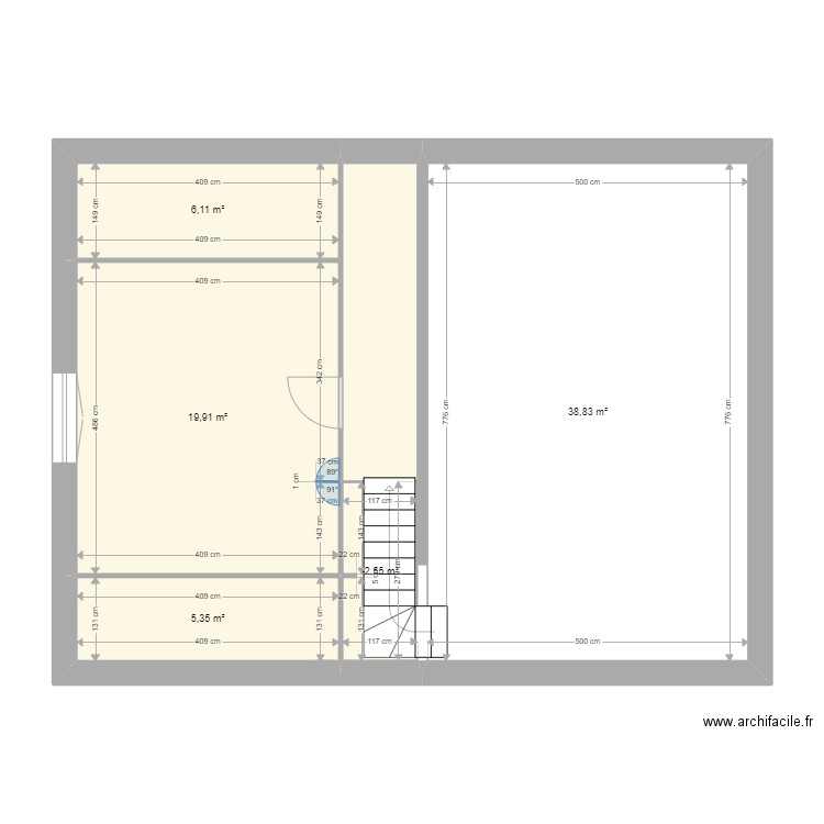 van loo. Plan de 15 pièces et 234 m2