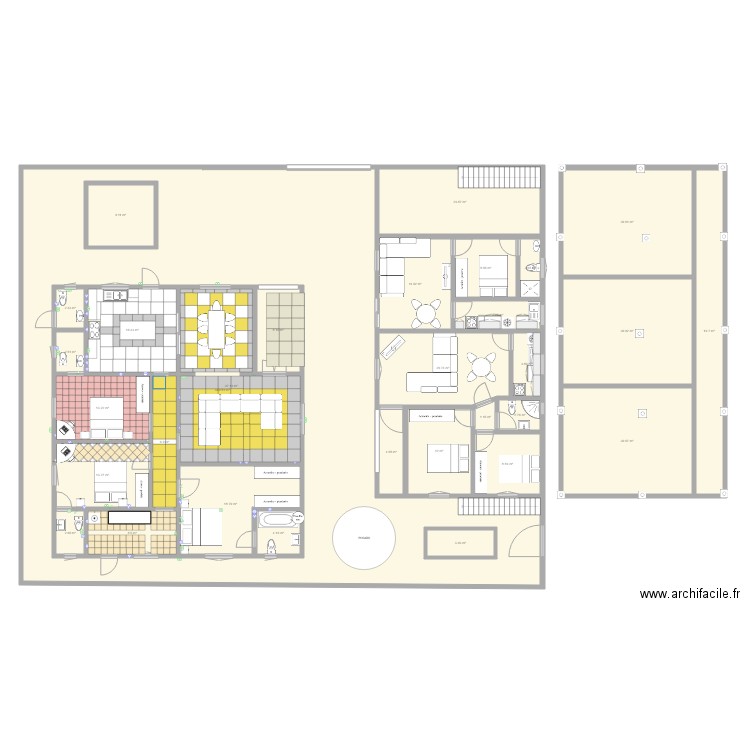 3ch3sdb. Plan de 0 pièce et 0 m2