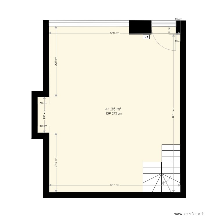 GUEPIN Existant. Plan de 0 pièce et 0 m2