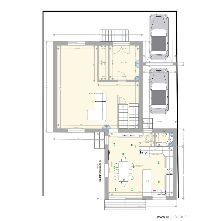 SAVIGNY AVEC EXTENSION 25. Plan de 0 pièce et 0 m2