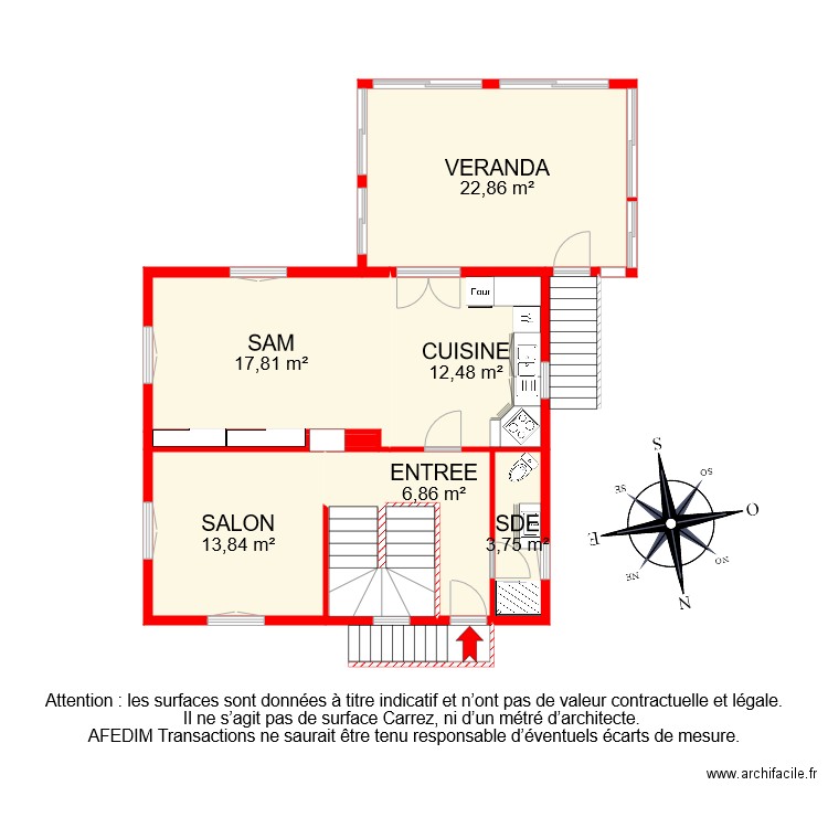 BI 7581 RDC. Plan de 0 pièce et 0 m2