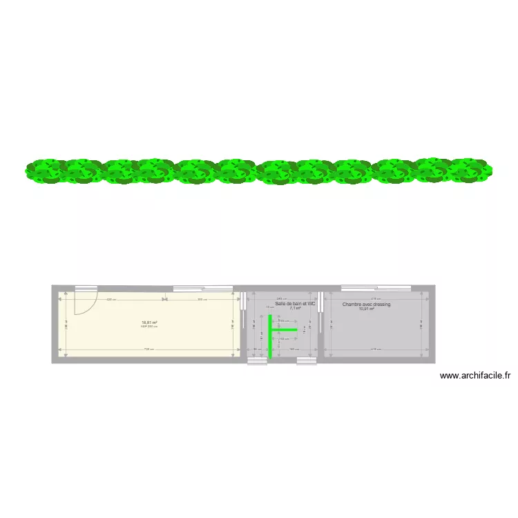 bel oeil cuisine garage veranda. Plan de 