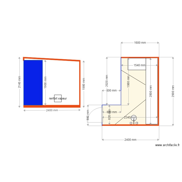 dr piscine . Plan de 0 pièce et 0 m2