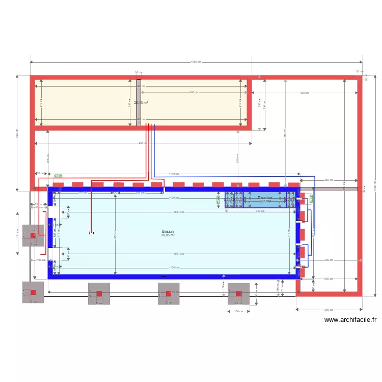 Espace Piscine V3. Plan de 