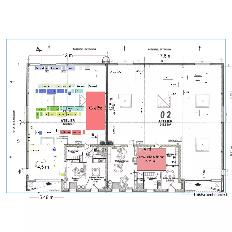 Batiment Relais Travail2. Plan de Batiment Relais Travail2. Plan de