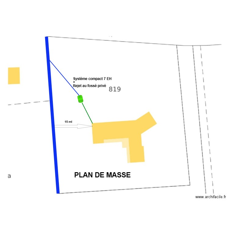 Montagné compact. Plan de 0 pièce et 0 m2