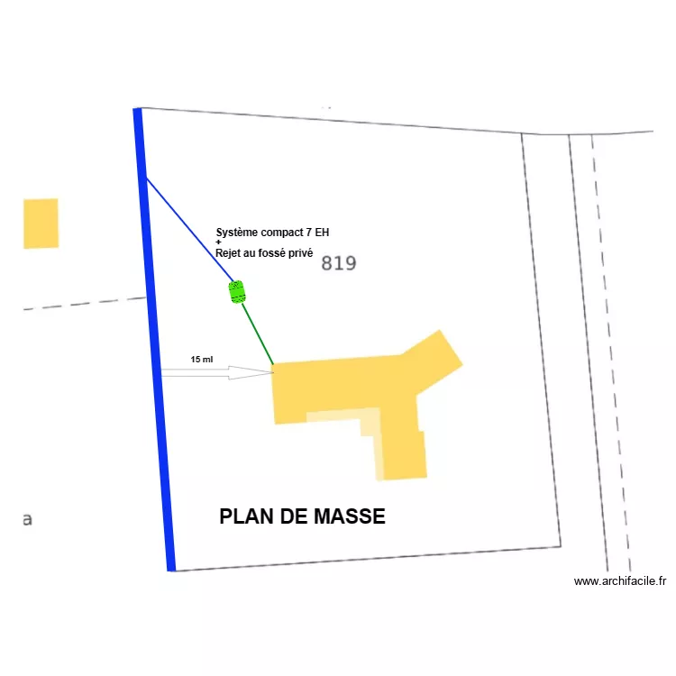 Montagn&eacute; compact. Plan de 