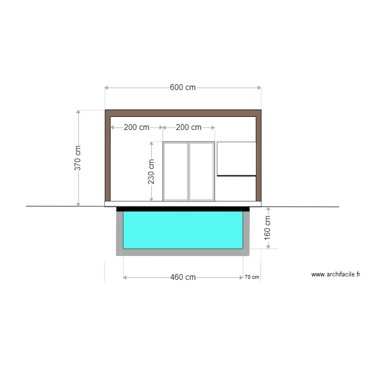 Coupe A-A. Plan de 0 pièce et 0 m2