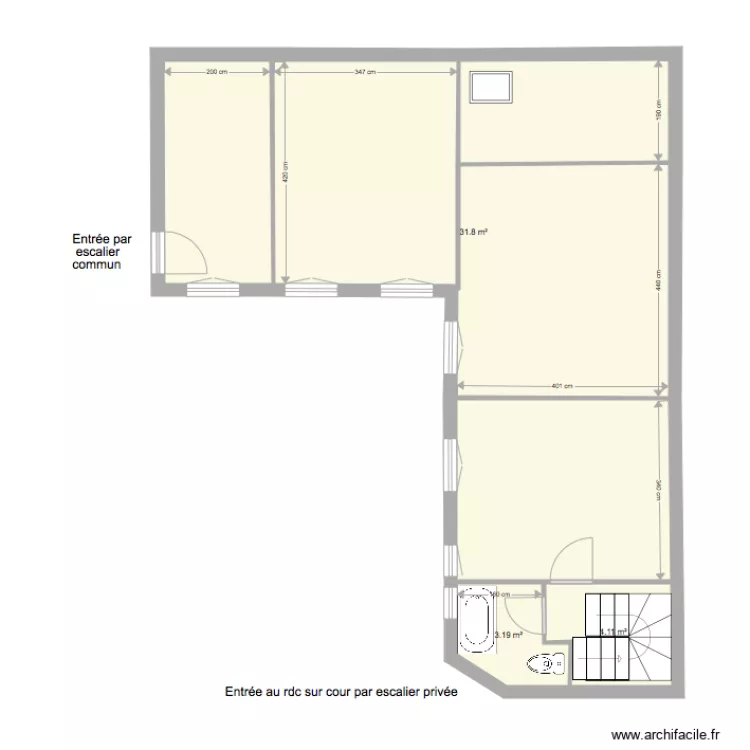 BUCAILLE. Plan de 