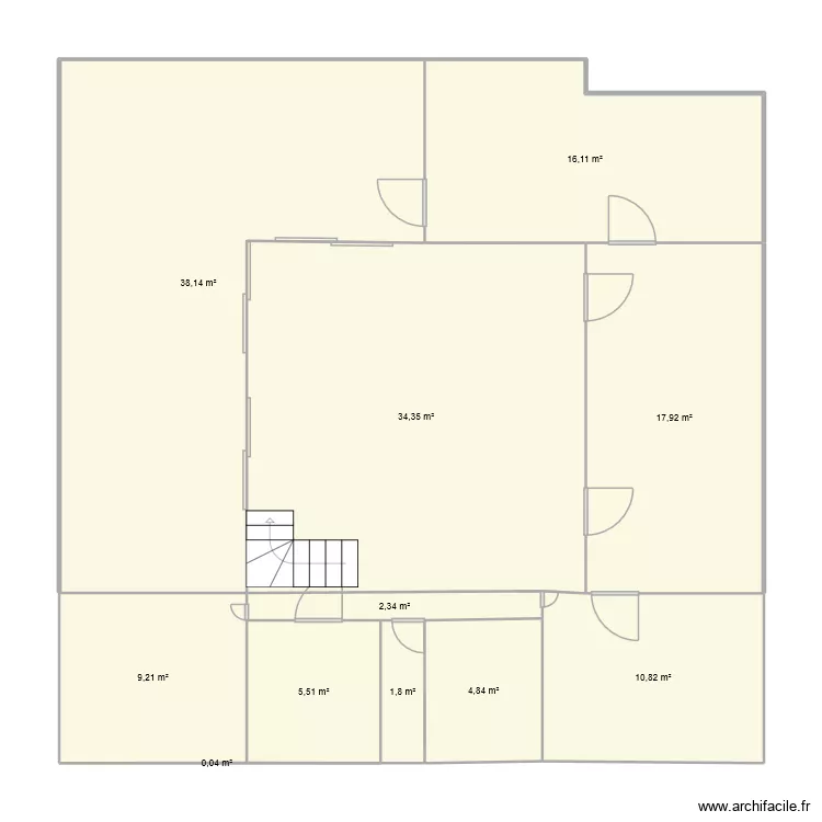 AMENAGE MOULE. Plan de 11  et 141 m²