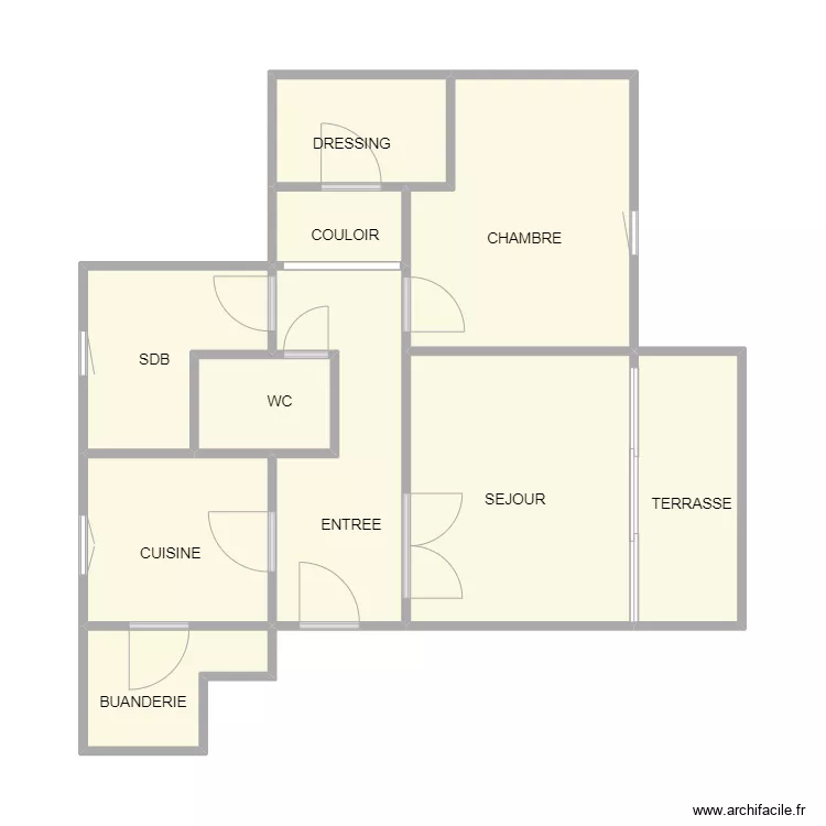 PLAUD NIMES RDC. Plan de 10 et 51 m² PLAUD NIMES RDC. Plan de 10 et 51 m²