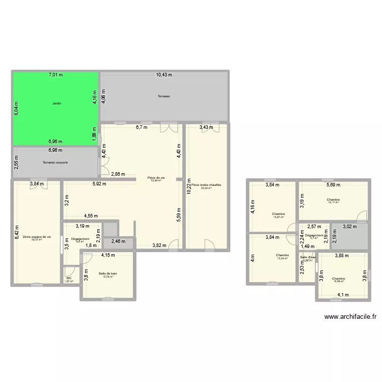 QUARANTA Michel. Plan de 