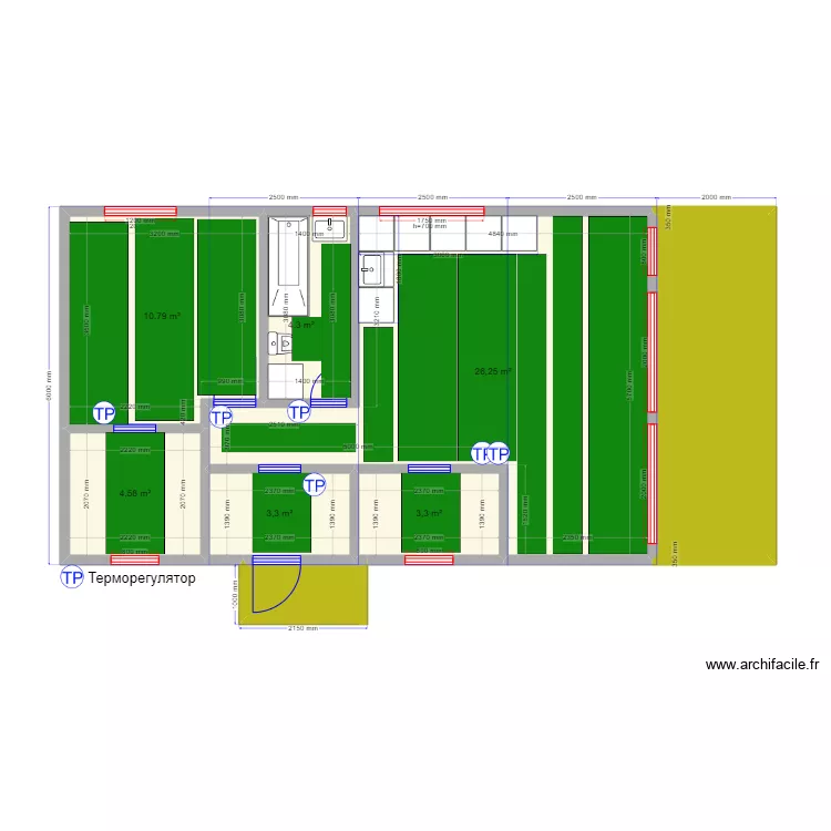 Семенково ТП. Plan de 