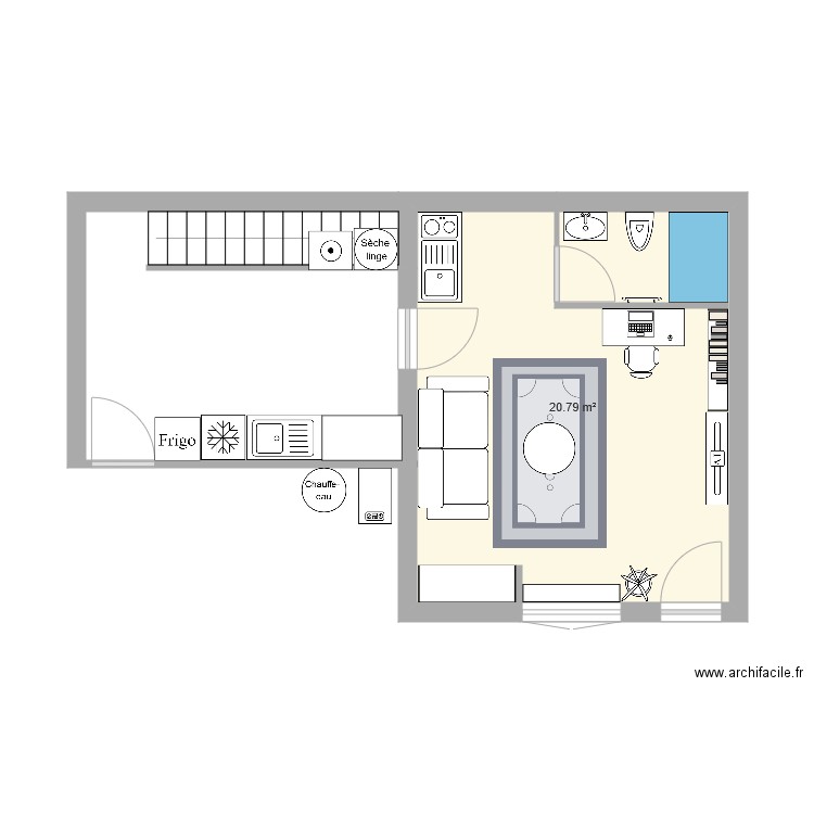 greg studio. Plan de 0 pièce et 0 m2