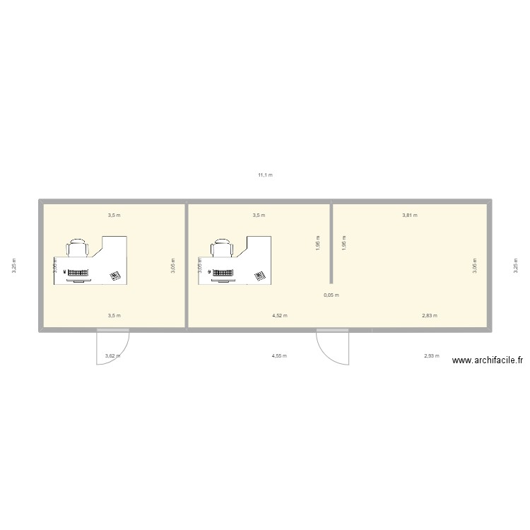 Nollet Magasin . Plan de 0 pièce et 0 m2