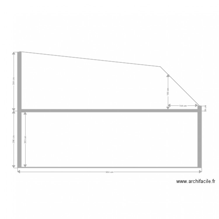 plan de coupe 2. Plan de 0 pièce et 0 m2