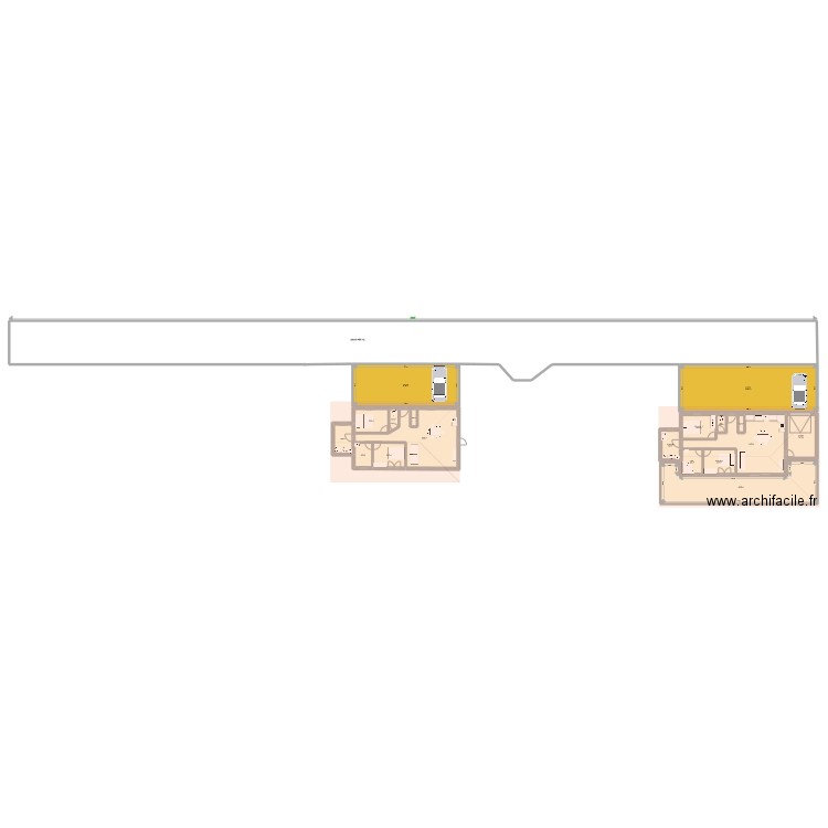 Minjou 80m2. Plan de 18 pièces et 385 m2