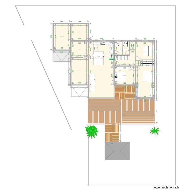 projet grande montée. Plan de 0 pièce et 0 m2